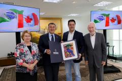 Governador recebe embaixador do Canadá no Brasil e reforça parceria em áreas estratégicas