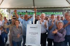 Estado inaugura pavimentação de estrada que liga Paraíso do Norte a Nova Aliança do Ivaí