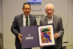 Vice-governador Darci Piana apresenta Caminhos do Peabiru ao embaixador do Peru