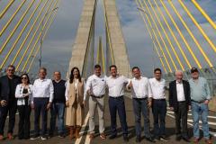 Ratinho Junior e presidente do Paraguai visitam obras dos acessos da Ponte da Integração