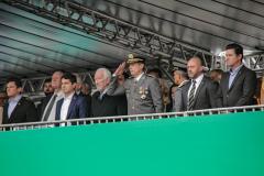 203 anos da Independência: 6,5 mil pessoas desfilam no 7 de Setembro em Curitiba