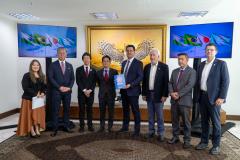 Governador Ratinho Junior é homenageado com honraria da província japonesa de Hyogo