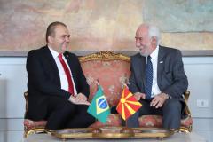 Embaixador da Macedônia do Norte participa de encontro com Darci Piana