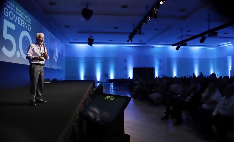 O vice-governador Darci Piana participa nesta sexta-feira (01),  do encontro de capacitação Governo 5.0 no Hotel Rafain Palace & Convention, em Foz do Iguaçu.