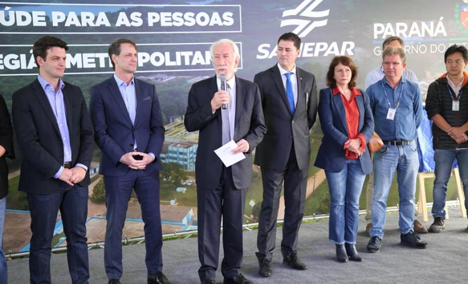 Estado inaugura obras de saneamento em Curitiba