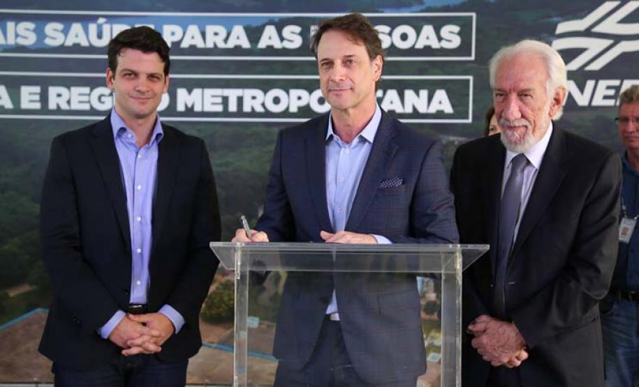 Estado inaugura obras de saneamento em Curitiba