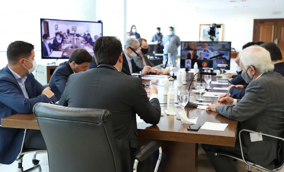 Governador se reúne com bancada para discutir emendas federais