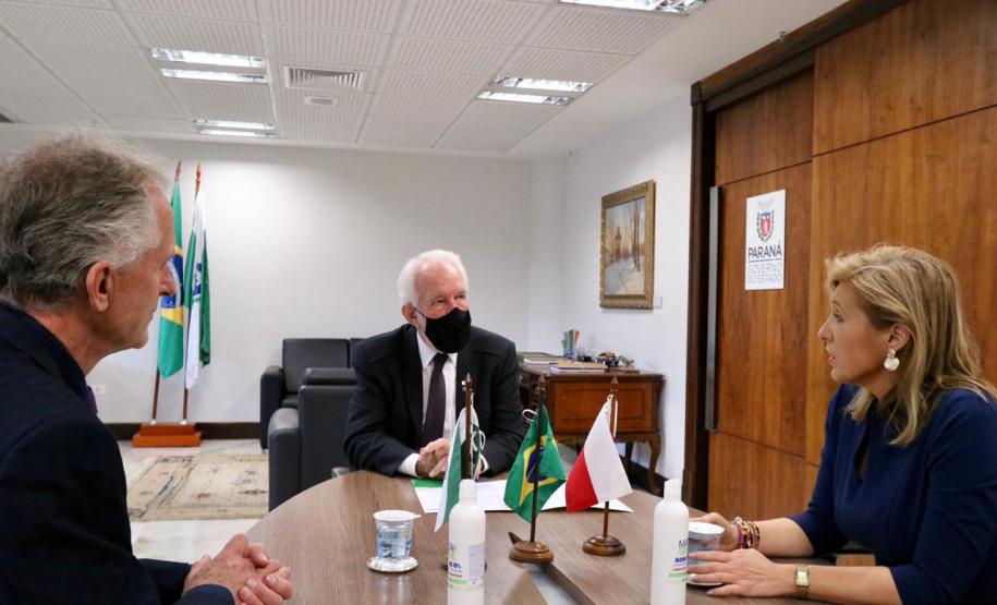 Cônsul da Polônia faz visita oficial ao  Governo do Paraná
