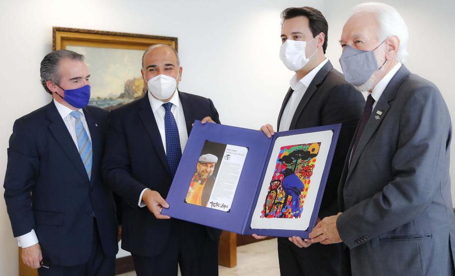 Darci Piana recebe governador argentino de Tucumán