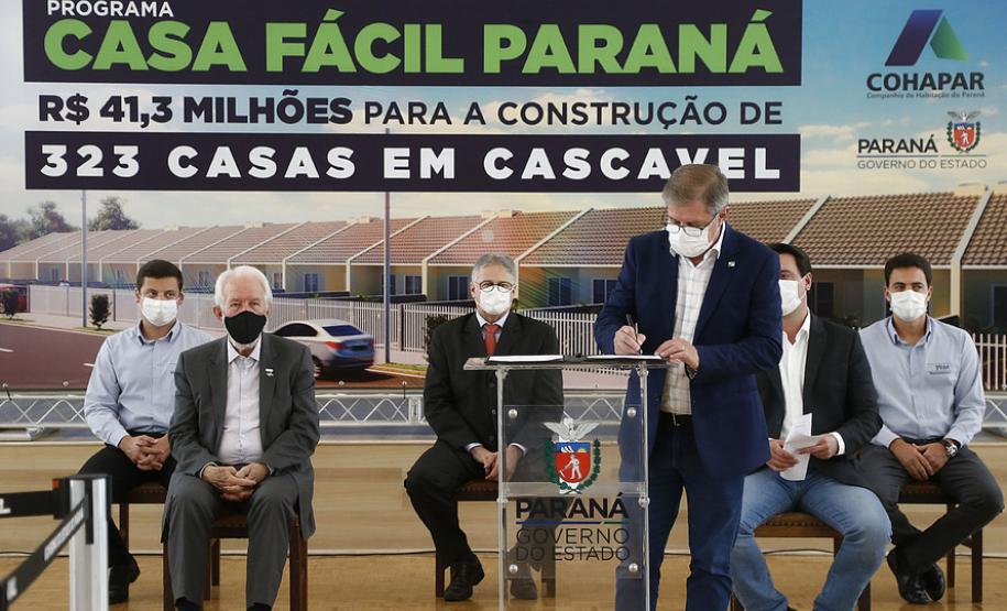 Cascavel vai receber 323 casas populares com investimento de R$ 41,3 milhões