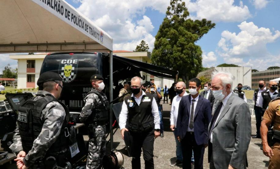 Ministro da Justiça vem ao Paraná conhecer ações da Segurança  Vice- Governador Darci Piana acompanhou André Mendonça em  São José dos Pinhais para conhecer algumas ações da Secretaria de Estado na região e para o lançamento da Operação Independência  O vice-governador Darci Piana acompanhou o ministro da Justiça e Segurança Pública, André Mendonça, em São José dos Pinhais, na Região Metropolitana de Curitiba, para conhecer de perto algumas ações da Secretaria de Estado da Segurança Pública na região e para