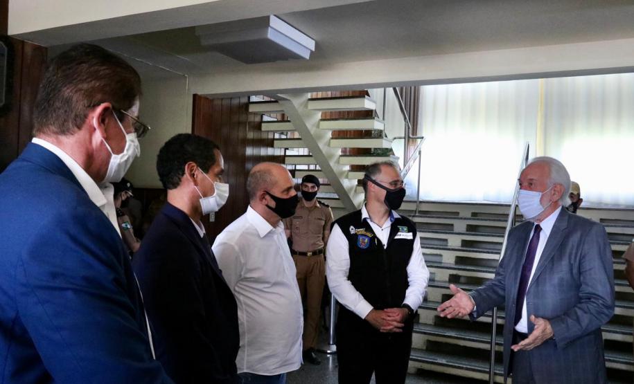 Ministro da Justiça vem ao Paraná conhecer ações da Segurança  Vice- Governador Darci Piana acompanhou André Mendonça em  São José dos Pinhais para conhecer algumas ações da Secretaria de Estado na região e para o lançamento da Operação Independência  O vice-governador Darci Piana acompanhou o ministro da Justiça e Segurança Pública, André Mendonça, em São José dos Pinhais, na Região Metropolitana de Curitiba, para conhecer de perto algumas ações da Secretaria de Estado da Segurança Pública na região e para