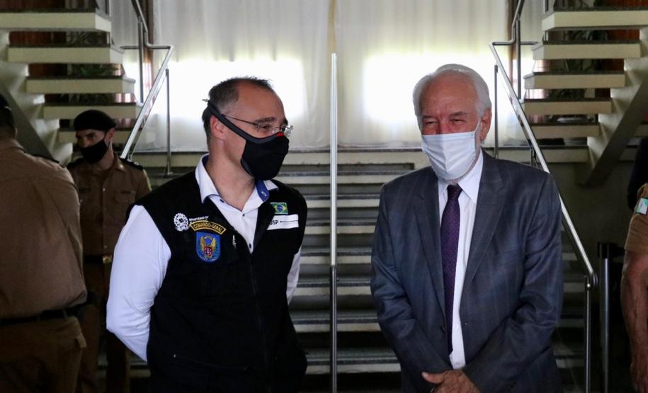 Ministro da Justiça vem ao Paraná conhecer ações da Segurança  Vice- Governador Darci Piana acompanhou André Mendonça em  São José dos Pinhais para conhecer algumas ações da Secretaria de Estado na região e para o lançamento da Operação Independência  O vice-governador Darci Piana acompanhou o ministro da Justiça e Segurança Pública, André Mendonça, em São José dos Pinhais, na Região Metropolitana de Curitiba, para conhecer de perto algumas ações da Secretaria de Estado da Segurança Pública na região e para