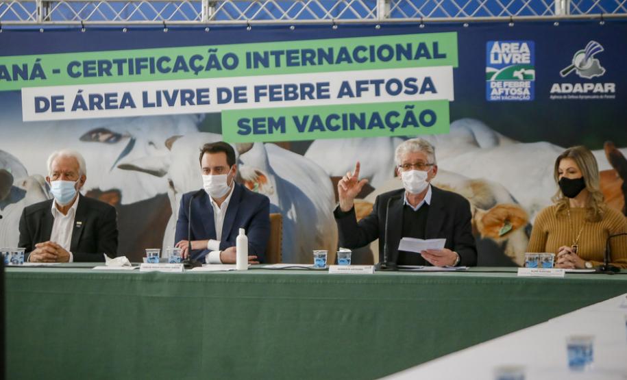 Conquista do status sanitário atende compromisso do Governo com setor produtivo