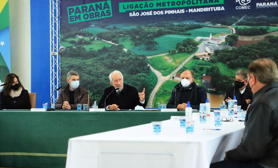 Estado vai modernizar estrada que integra Mandirituba e São José dos Pinhais