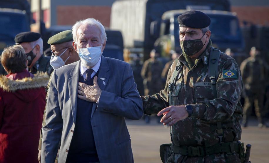 “O Paraná tem o melhor projeto para o Exército”, diz governador sobre Escola de Sargentos