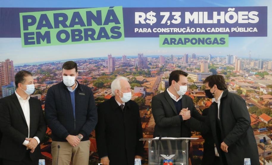 Com investimento de R$ 7,3 milhões, governador autoriza construção da Cadeia Pública de Arapongas