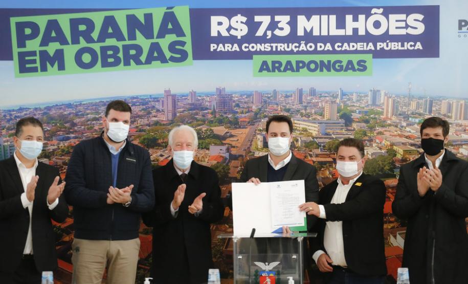 Com investimento de R$ 7,3 milhões, governador autoriza construção da Cadeia Pública de Arapongas