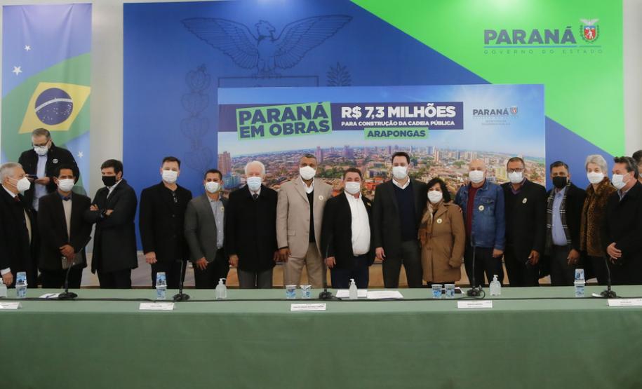 Com investimento de R$ 7,3 milhões, governador autoriza construção da Cadeia Pública de Arapongas