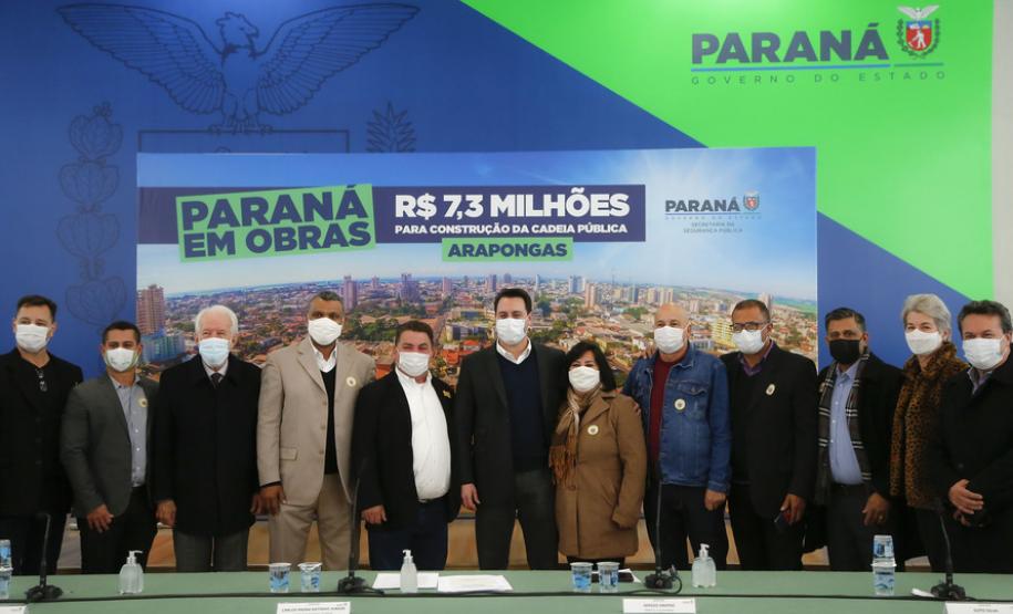 Com investimento de R$ 7,3 milhões, governador autoriza construção da Cadeia Pública de Arapongas