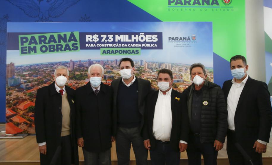 Com investimento de R$ 7,3 milhões, governador autoriza construção da Cadeia Pública de Arapongas