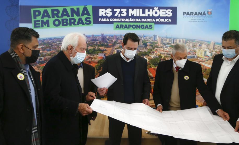 Com investimento de R$ 7,3 milhões, governador autoriza construção da Cadeia Pública de Arapongas
