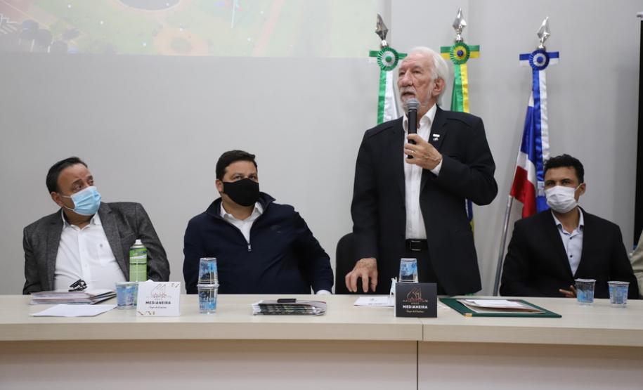 Em Medianeira, Estado anuncia retomada da obra do Centro de Educação Profissional