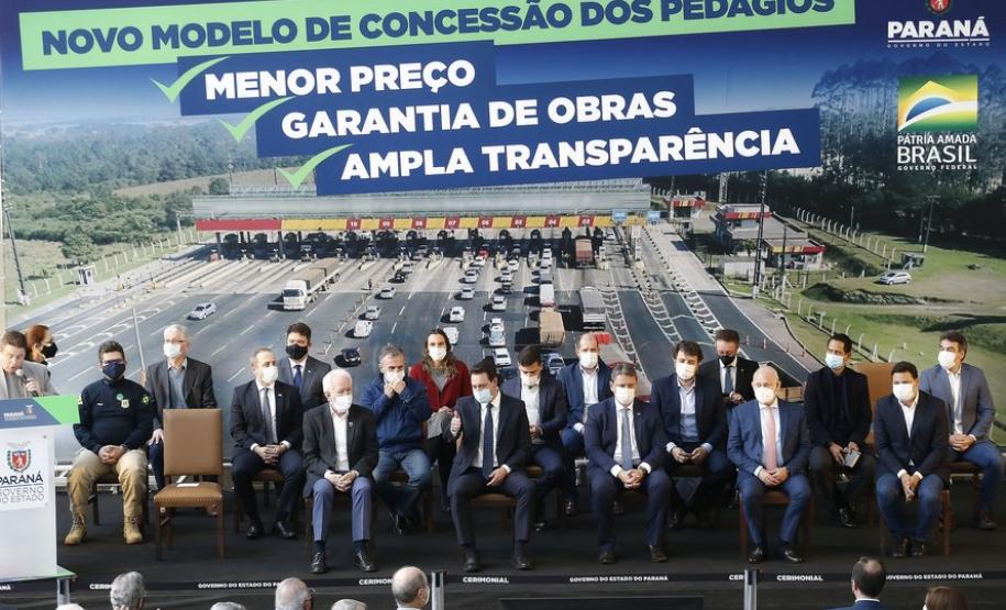 Governo do Estado e União confirmam modelo de menor tarifa de pedágio no Paraná