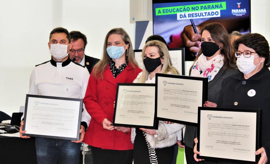 Escolas estaduais com melhor desempenho no Ideb são homenageadas