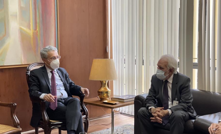 Em Brasília, vice-governador pleiteia participação do Paraná na COP26