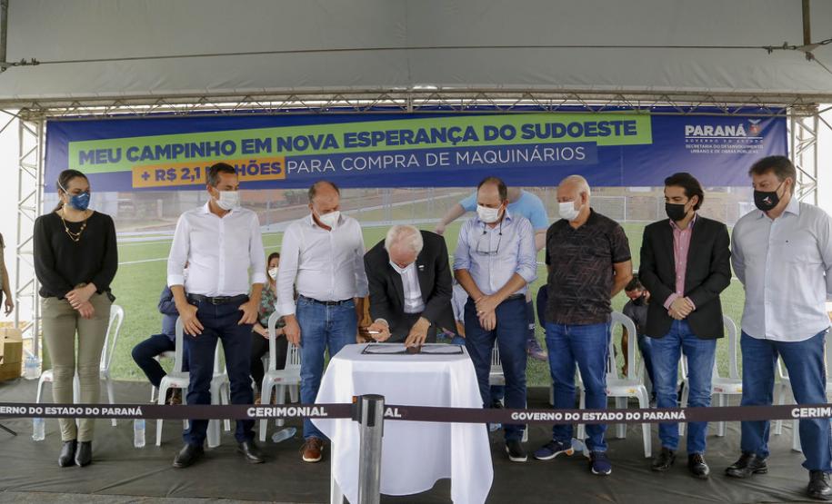 Piana anuncia investimentos de R$ 9,1 milhões a Nova Esperança do Sudoeste