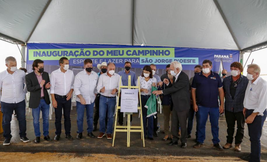 São Jorge D’Oeste recebe trevo na PR-281 e um novo espaço Meu Campinho