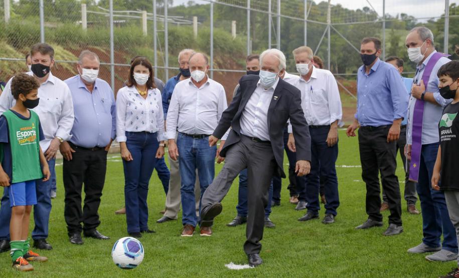 São Jorge D’Oeste recebe trevo na PR-281 e um novo espaço Meu Campinho