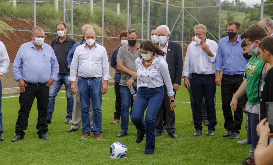 São Jorge D’Oeste recebe trevo na PR-281 e um novo espaço Meu Campinho