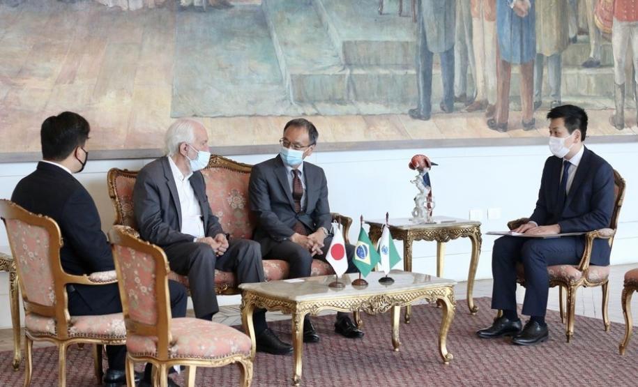 PARCERIAS E INVESTIMENTOS PAUTAM ENCONTRO DO VICE-GOVERNADOR COM CÔNSUL-GERAL DO JAPÃO