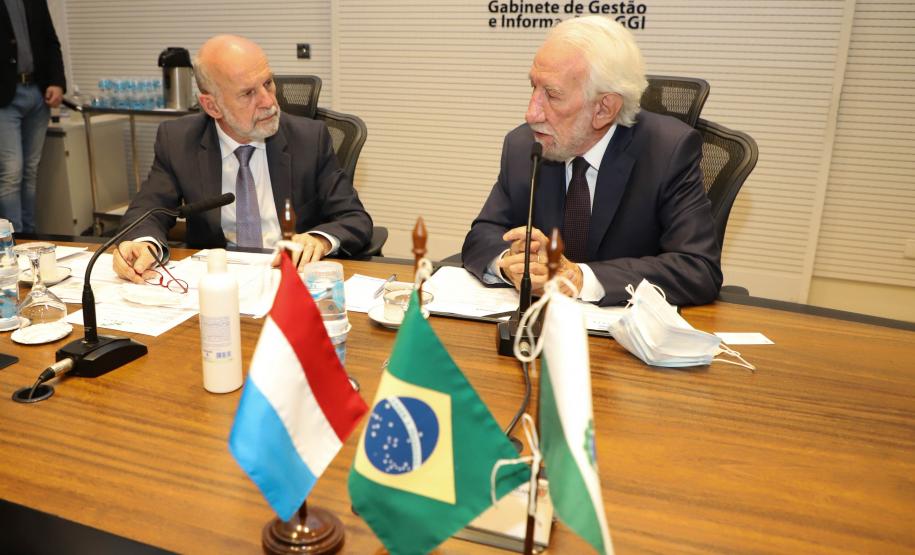 Paraná apresenta potenciais do Estado a uma comitiva de Luxemburgo