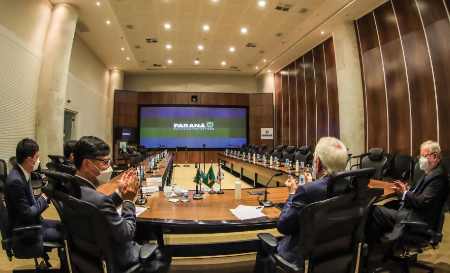 Paraná e Coreia do Sul estreitam laços com visita de embaixador ao Paraná
