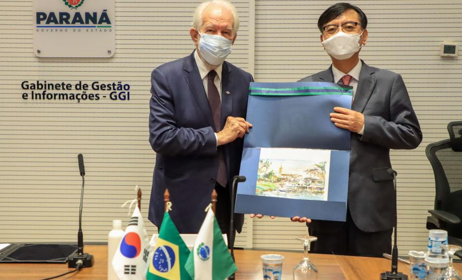 vParaná e Coreia do Sul estreitam laços com visita de embaixador ao Paraná