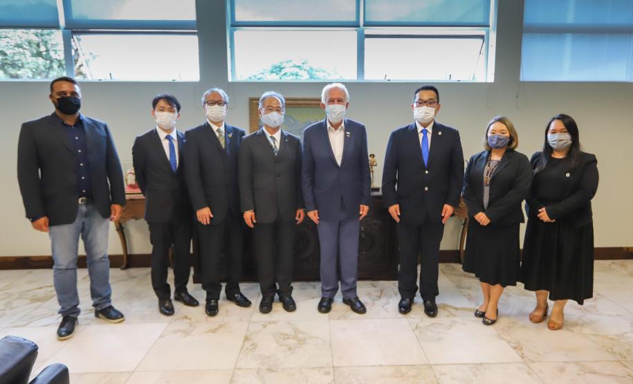 Vice-governador recebe novo presidente da Sumitomo e conhece plano de investimento de R$ 1 bilhão