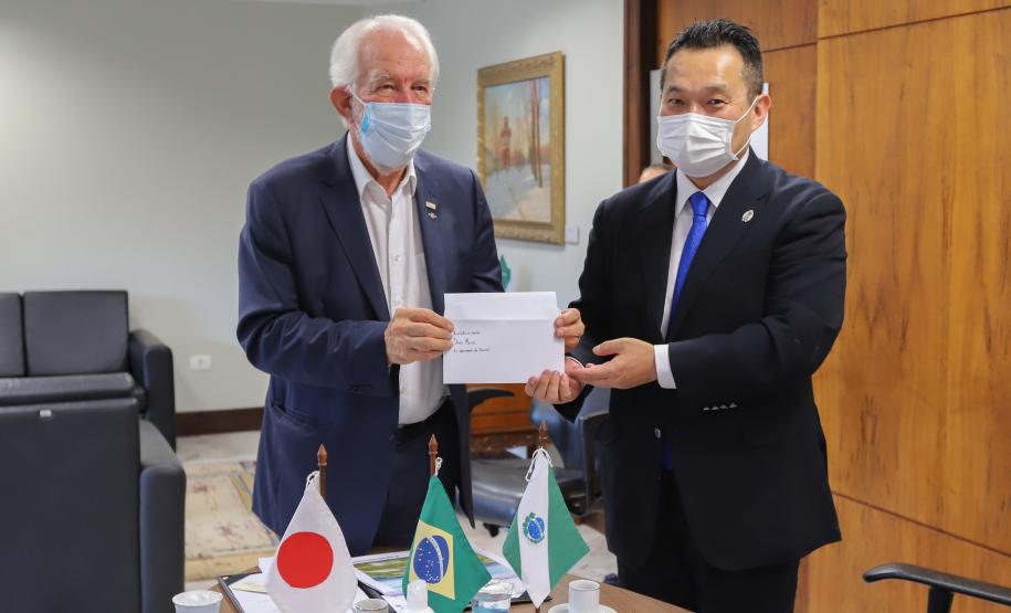 Vice-governador recebe novo presidente da Sumitomo e conhece plano de investimento de R$ 1 bilhão
