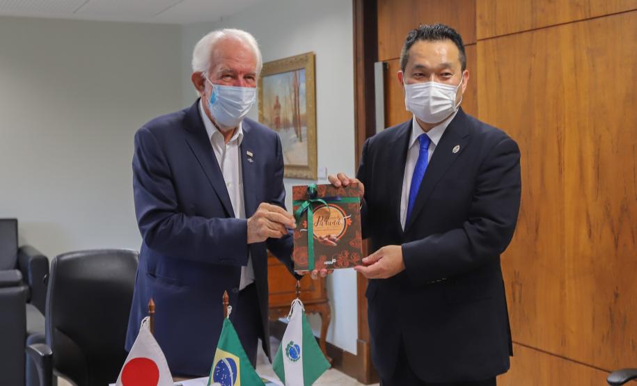 Vice-governador recebe novo presidente da Sumitomo e conhece plano de investimento de R$ 1 bilhão