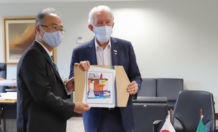 Vice-governador recebe novo presidente da Sumitomo e conhece plano de investimento de R$ 1 bilhão