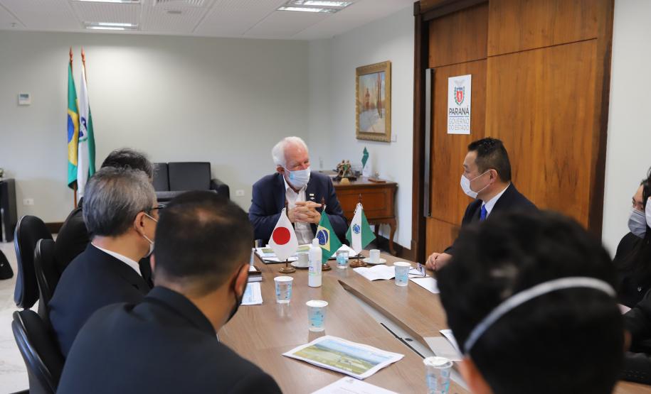 Vice-governador recebe novo presidente da Sumitomo e conhece plano de investimento de R$ 1 bilhão