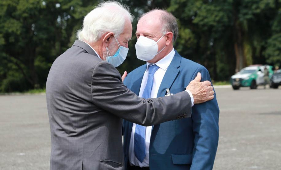 No aniversário da Academia do Guatupê, governador destaca evolução diária da PMPR