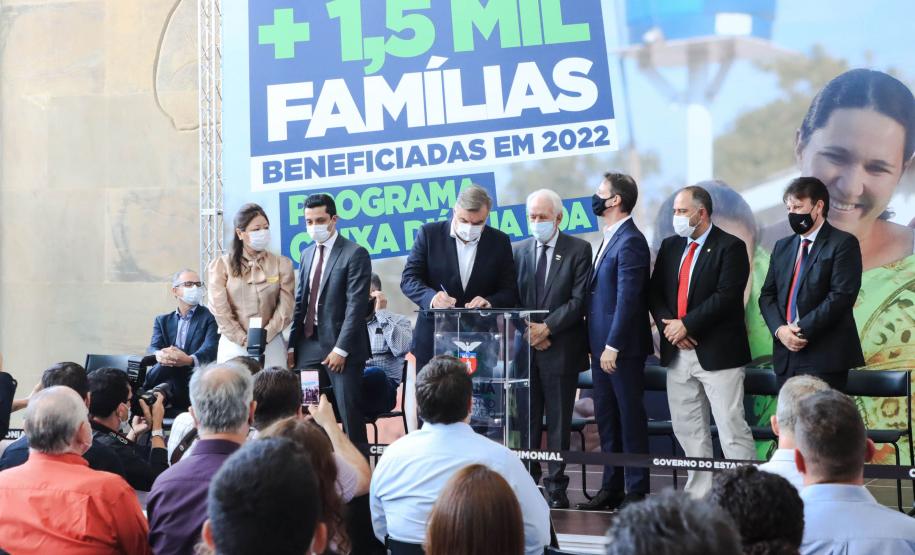 Programa Caixa d’Água Boa vai beneficiar mais 1,5 mil famílias de 51 municípios em 2022