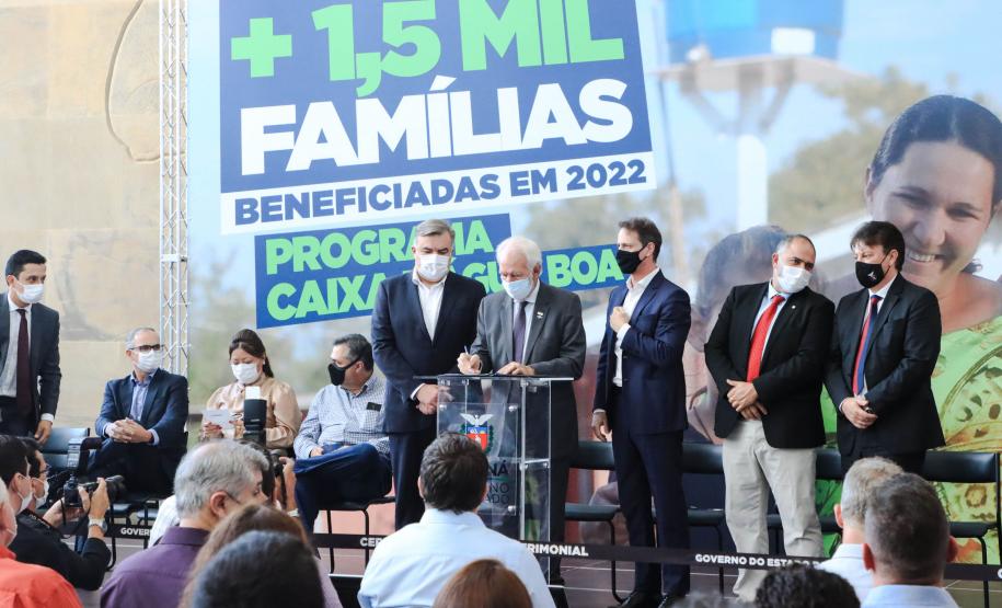 Programa Caixa d’Água Boa vai beneficiar mais 1,5 mil famílias de 51 municípios em 2022