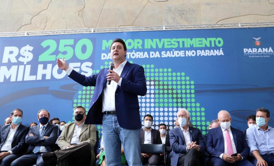 Estado investirá R$ 250 milhões em saúde nos municípios, maior pacote da história do Paraná