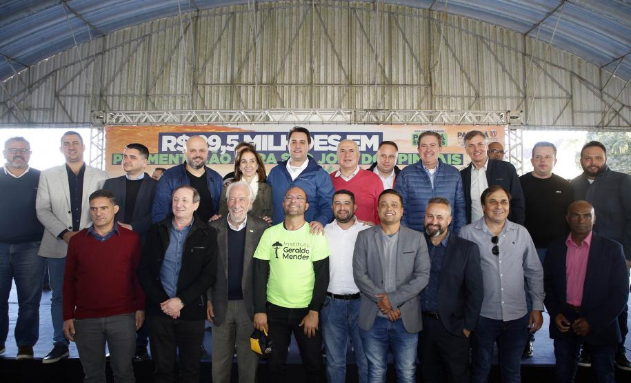 São José dos Pinhais recebe maior investimento da história em pavimentação