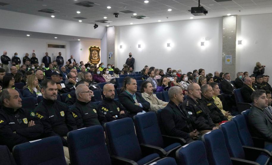 Vice-governador Darci Piana recebe homenagem da Polícia Rodoviária Federal