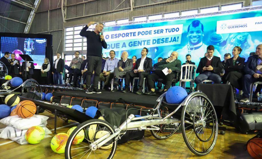 Governo anuncia Centro de Referência e ações para aprimorar o paradesporto no Paraná